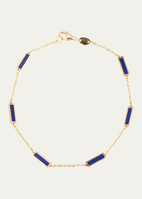Jia Jia - Onyx Bar Chain Bracelet