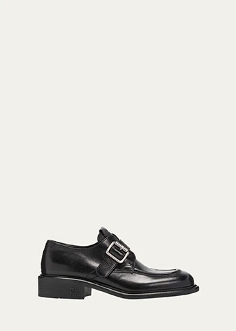 MIU MIU - Buffalo Leather Buckle Loafers