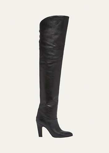 Chloé - Eve Leather Over-The-Knee Boots
