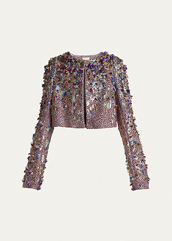 DRIES VAN NOTEN - Bea Embellished Short Jacket