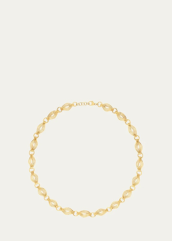 ALMASIKA - 18K Yellow Gold Terra Nova Link Necklace, 16