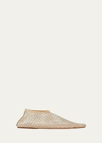CHRISTOPHER ESBER - Minette Crystal Net Slippers