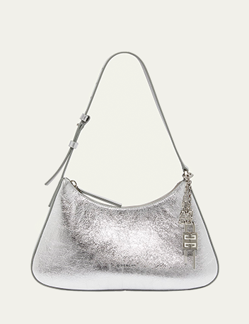 Givenchy - Lucky Small Lock Shoulder Bag in Metallic Leather