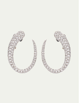 Faraone Mennella - Diamond Hoop earrings