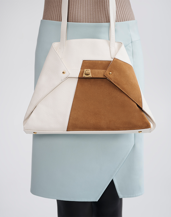 AKRIS - Ai Small Patchwork Leather Tote Bag