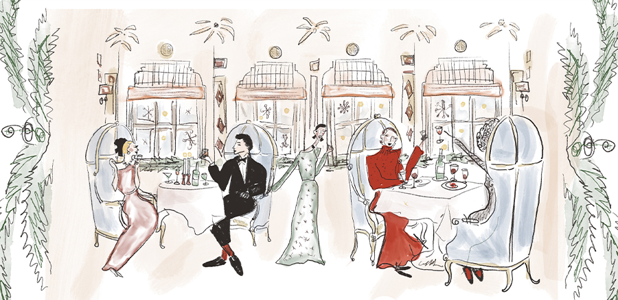 Holiday Evenings Illustration