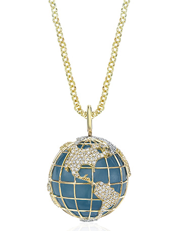 Kimberly McDonald - Globe necklace