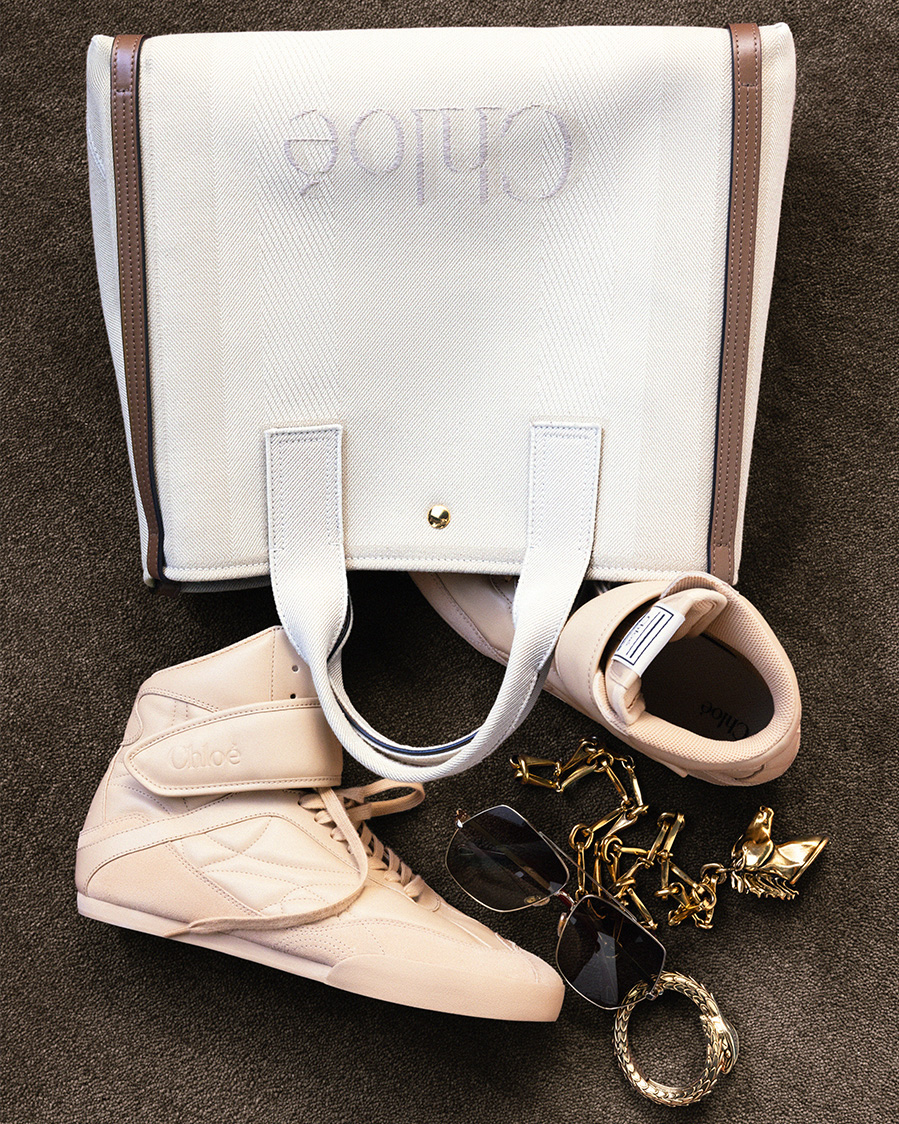 Chloé - Kick Leather High-Top Sneakers