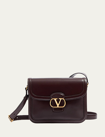 Valentino Garavani - 9 to 5 Flap Leather Saddle Shoulder Bag