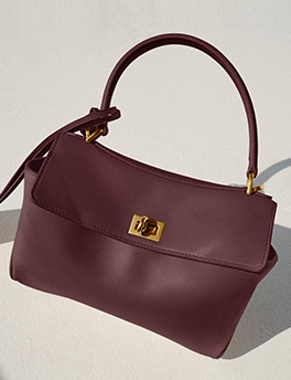 Balenciaga - Rodeo Medium Handbag in Burgundy