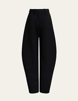 Alaïa - Rounded Leg Wool Trousers
