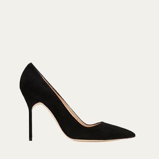 Manolo Blahnik - BB 105mm Suede Pumps