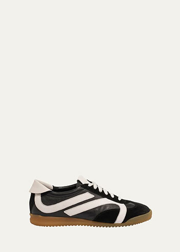 Proenza Schouler - Bicolor Leather Low-Top Sneakers