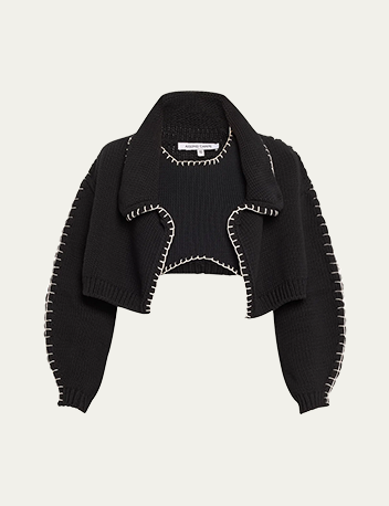 Aisling Camps - Blanket Stitch Knit Bolero