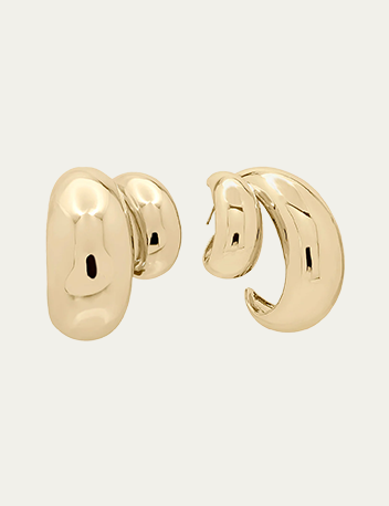 Shashi - Double Tsuki Hoop Earrings