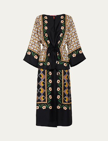 La DoubleJ - Apericena Dazed Placee Midi Dress