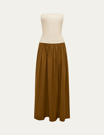 ESSE Studios - Strapless Drop-Waist Duo Dress