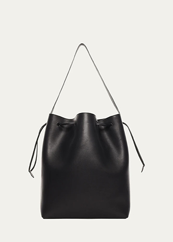 The Row - Belvedere Bucket Bag in Saddle Leather