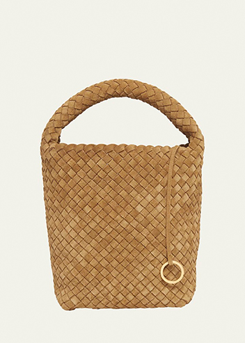 Bottega Veneta - Cabat Suede Cashmere Bucket Bag 