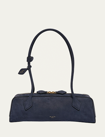 Alaïa - Le Teckel Medium Suede Shoulder Bag