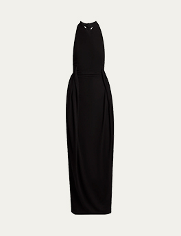 Givenchy - Halter Neck Buttoned Back Gown