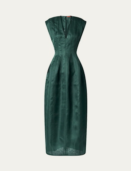 Altuzarra - Bichette Paneled Cap-Sleeve Midi Dress
