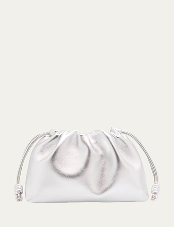Loewe - Flamenco Metallic Leather Shoulder Bag
