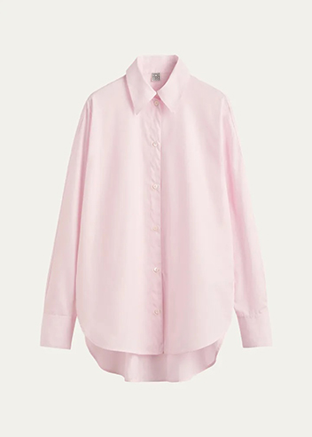 Toteme - Kimono-Sleeve Poplin Button-Down Shirt