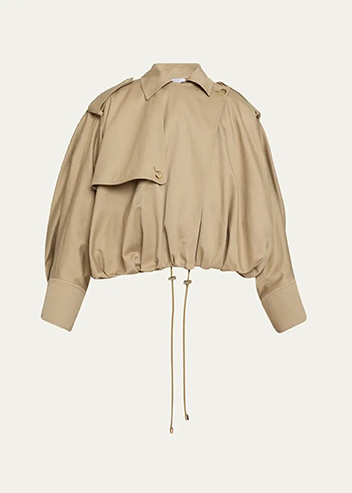 Gabriela Hearst - Hunt Drawcord Oversized Trench Jacket