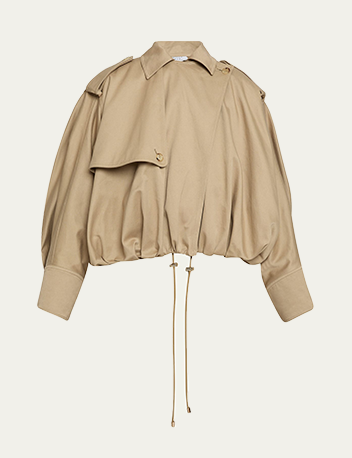 Gabriela Hearst - Hunt Drawcord Oversized Trench Jacket