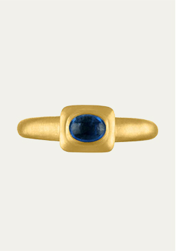 Prounis Jewelry - Blue Sapphire Pinch Ring