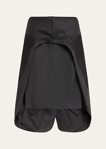 HODAKOVA - Inside Out Blazer Front Wool Skirt