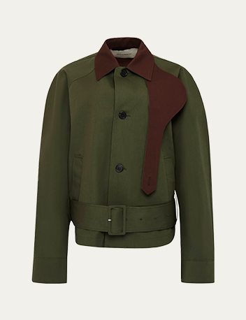 JW Anderson - Rounded Blouson Belted Jacket