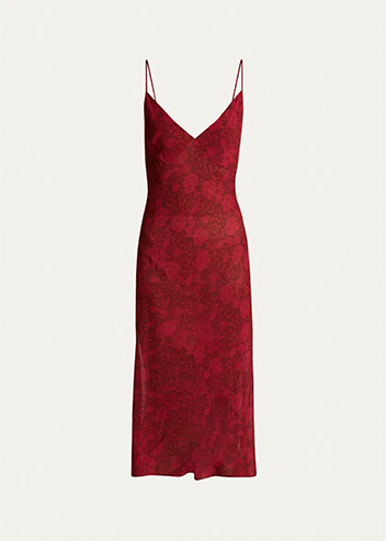 DRIES VAN NOTEN - Denne Floral Midi Dress