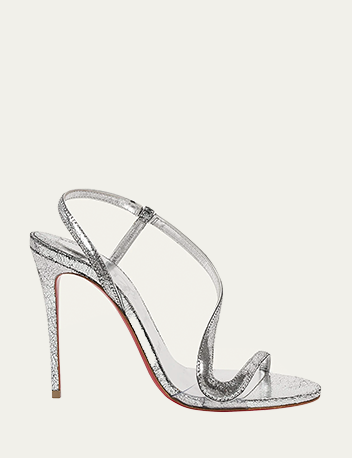 Christian Louboutin - Rosalie Metallic Leather Strappy Sandals