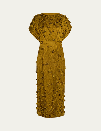 Michael Kors Collection - Floral Crushed Duchesse Sheath Dress