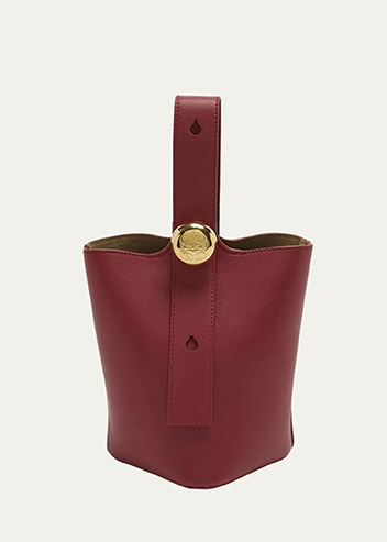 Loewe - Mini Pebbled Leather Bucket Bag
