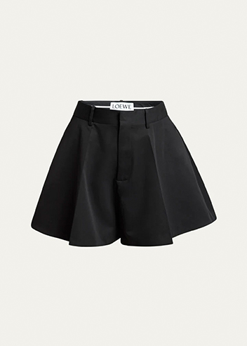 Loewe - Trapeze Flared Mini Shorts