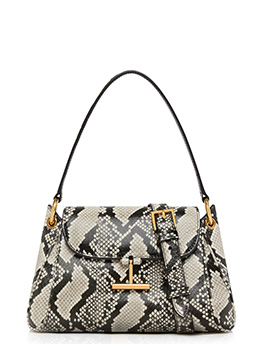 Tom Ford - Tara Small Shoulder Bag in Python-Printed Leather