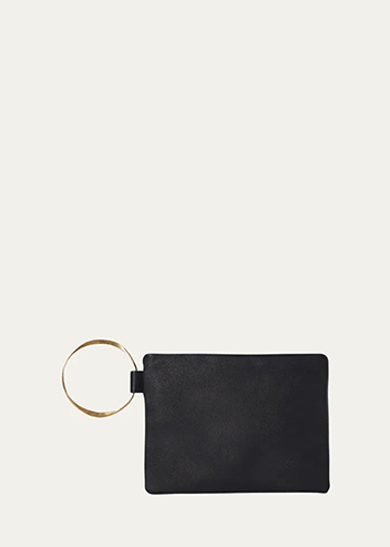 The Row - Round Bracelet Wristlet in Soft Napa Leather