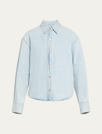 Agolde - Laurel Long-Sleeve Denim Shirt
