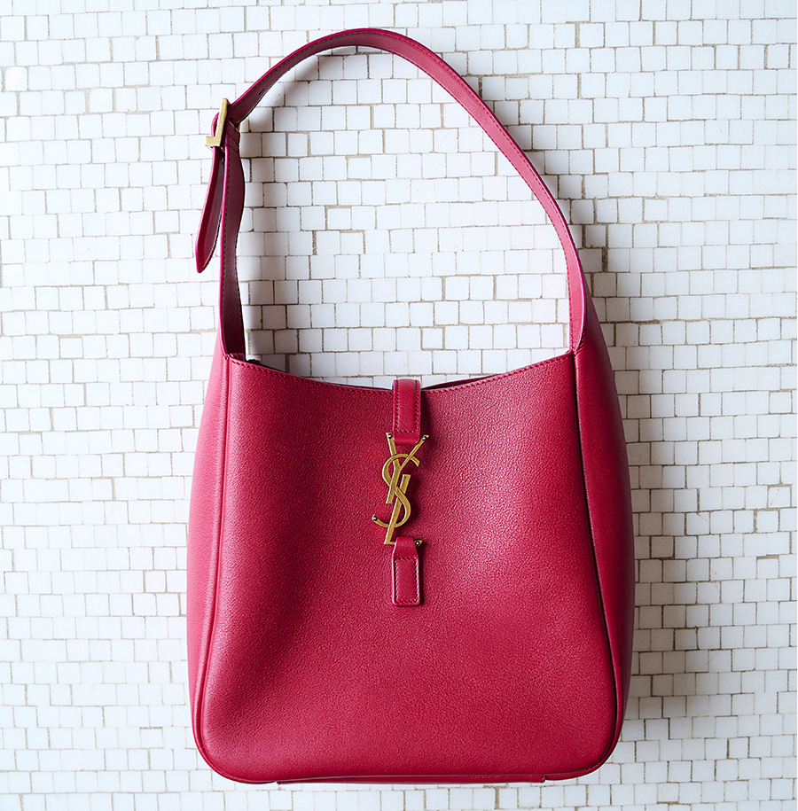 Saint Laurent - Le 5 A 7 YSL Small Hobo in Smooth Supple Leather