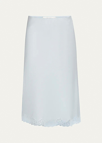 The Row - Irene Silk Slip Skirt