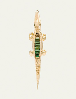 Bibi van der Velden Alligator Bite earrings