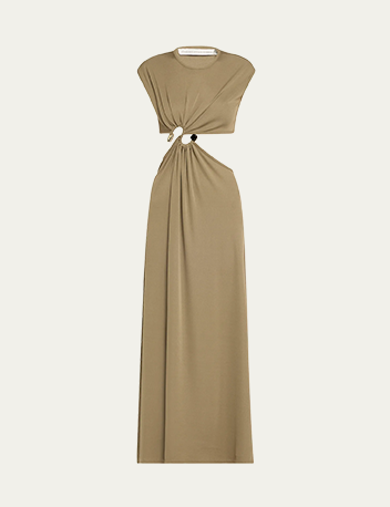 Christopher Esber - S-Ring Rib Maxi Tank Dress