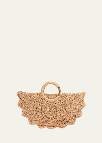 Chloé - Passementerie Crochet Top-Handle Bag in Fabric