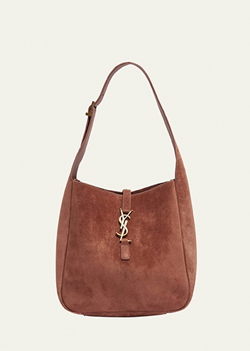 Saint Laurent - Le 5 A 7 Small Suede Hobo Shoulder Bag