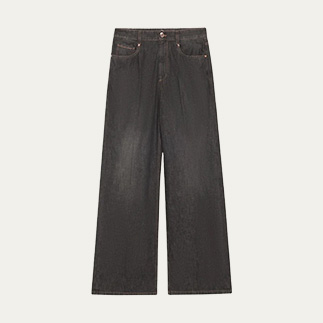 Brunello Cucinelli - High-Rise Monili Wide-Leg Jeans