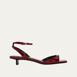 Pierre Hardy - Stella Patent Kitten Ankle-Strap Sandals
