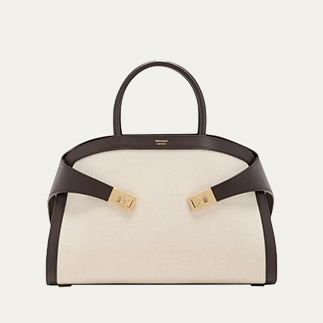 Ferragamo - Hug Colorblock Top Handle Bag